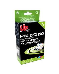 UPrint kompatibilní ink s C2P23AE, CP24AE, CP25AE, CP26AE, HP 934XL, HP 935XL, H-934/935XL, black, cyan, magenta, yellow, 1850 + 3