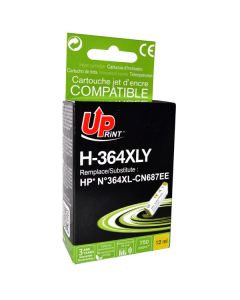 UPrint kompatibilní ink s CB325EE, CN687EE, HP 364XL, H-364XLY, yellow, 12ml, s čipem