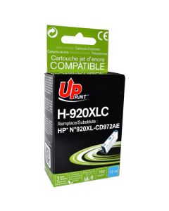 UPrint kompatibilní ink s CD972AE, HP 920XL, H-920XLC, cyan, 12ml