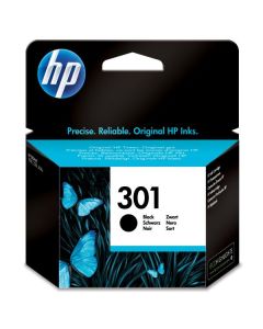 HP originální ink CH561EE, HP 301, black, blistr, 170str.