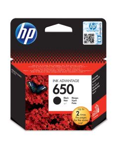 HP originální ink CZ101AE, HP 650, black, 360str., 6,5ml
