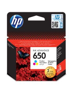 HP originální ink CZ102AE, HP 650, color, 200str.