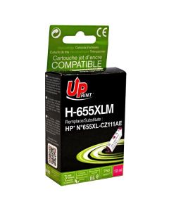 UPrint kompatibilní ink s CZ111AE, HP 655, H-655XLM, magenta, 750str., 12ml