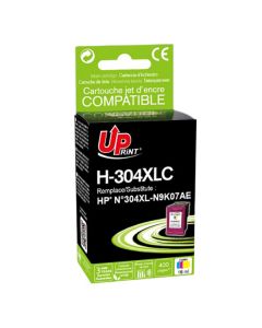 UPrint kompatibilní ink s N9K07AE, HP 304XL, H-304XLC, Tri-color, 400str., 18ml, proks
