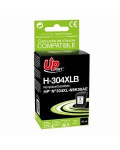 UPrint kompatibilní ink s N9K08AE, HP 304XL, H-304XLB, black, 700str., 20ml