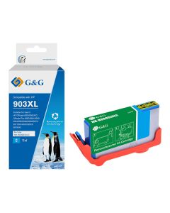 G&G kompatibilní ink s T6M03AE, HP 903XL, NH-R00903XLC-E-Reman-Eu, cyan, 825str., DOPRODEJ