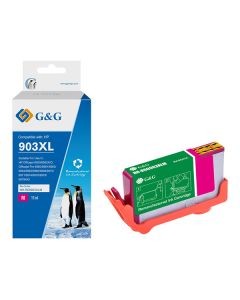 G&G kompatibilní ink s T6M07AE, HP 903XL, NH-R00903XLM-E-Reman-Eu, magenta, 825str., DOPRODEJ