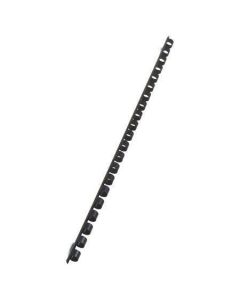Hřbet, plastový, černý, 8 mm, 21-40 listů, VICTORIA