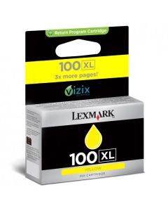 Lexmark originální ink 14N1071E, #100XL, yellow, return, 600str.