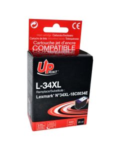 UPrint kompatibilní ink s 18C0034E, #34XL, L-34XL, black, 25ml