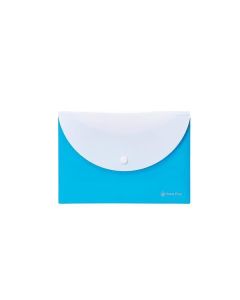 Desky s drukem, neon modrá, 2 kapsy, PP, A5, PANTA PLAST 0410-0088-03
