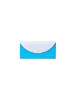 Desky s drukem, neon modrá, 2 kapsy, PP, DL, PANTA PLAST 0410-0089-03