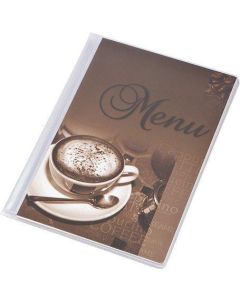 Desky na jídelní lístek "Coffee", motiv káva, A5, PANTA PLAST