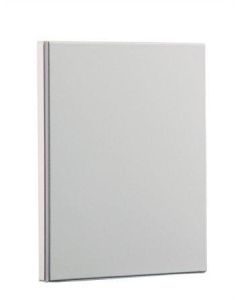 Pořadač čtyřkroužkový, bílý, přední průhledná kapsa, 70 mm, A4, PP/karton, PANTA PLAST