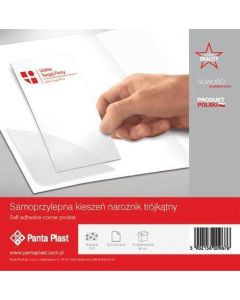 Kapsa, rohová, samolepící, 120x120, PANTA PLAST