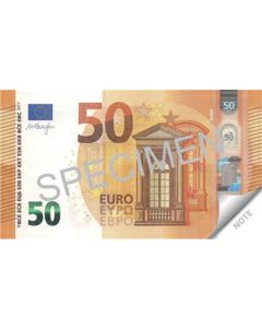 Poznámkový blok "50 Euro", 70 listů, 104 x 57 mm, PANTA PLAST 0423-0054-99