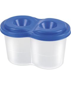 Kelímek dvojitý na štětce s víčkem, PANTA PLAST 0439-0002-99