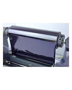 INTEC laminovací film na roli 320 mm x 300 m SPOTOVÝ černý lesklý 3"