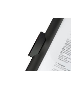 Desky s klipem "Eco GRS Recycled", černá, A4, PP, RAPESCO 1828