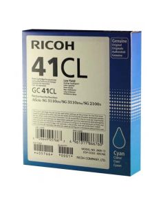 Ricoh originální gelová náplň 405766, GC41C, cyan, 600str.