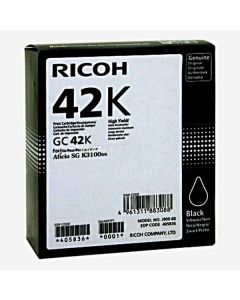 Ricoh originální gelová náplň 405836, GC 42K, black, 10000str.
