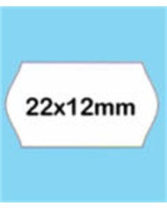 Cenové etikety, bílá, 22 x 12 mm, odnímatelné, BLITZ 5998377101930