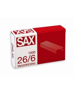 Drátky do sešívaček, 26/6, zinkové, SAX
