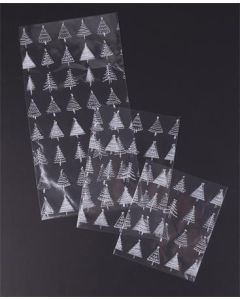 Celofánový sáček, vánoční, 180 x 450 mm, 10 ks, BOPP