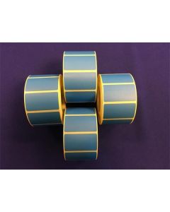 Label, thermo, 25×45 mm, 1000 label/roll, blue
