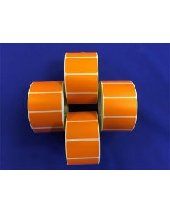 Label, thermo, 25×45 mm, 1000 label/roll, orange