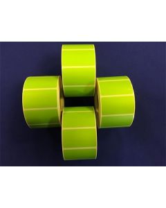 Label, thermo, 25×45 mm, 1000 label/roll, green