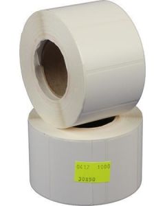 Etikety odolné proti povětrnostním vlivům, bílá, 30 x 50 mm, plastové, 1000 etiket/role, 148