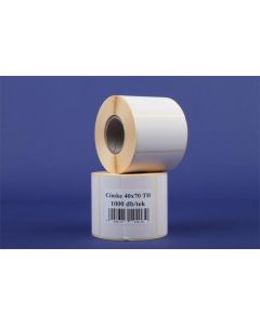Etiketa, termo, 40 x 70mm, 1000 ks/role