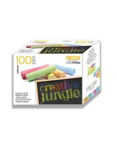 Křídy na tabuli kulaté "Creative Jungle", mix barev
