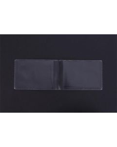 Pouzdro na průkazy, transparentní, 2 listy, 90 x 60 mm, PVC