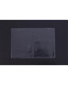 Pouzdro na průkazy, transparentní, 2 oddíly, 162 x 110 mm, PVC