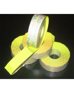 Cenové etikety, 19x16 mm, METO, žluté