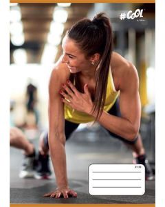 Sešit "Fitness life", mix motivů, A5, linkovaný, 32 listů, COOL BY VICTORIA