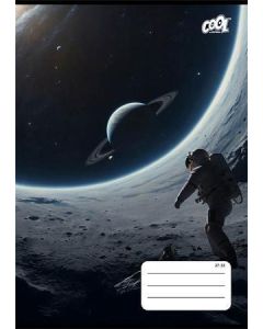 Sešit "Man on the Moon", 27-32, mix motivů, A5, čtverečkovaný, 32 listů, COOL BY VICTORIA