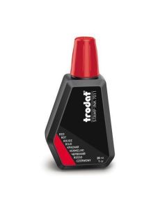 Razítková barva, 28 ml, TRODAT, červená