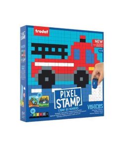 Kreativní sada razítek "Pixel Stamp", dopravní prostředky, TRODAT CR-PXS-VE