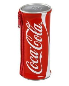 Penál "Coca-Cola", červená, se zipem, VIQUEL