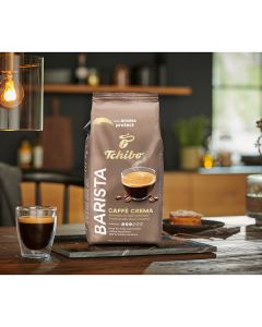 Káva zrnková, Tchibo, Barista Caffe Crema, 1kg, sáček, 100% Arabica