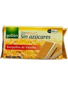 Oplatky, vanilková, bez cukru, 60 g, GULLÓN