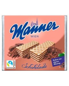 Oplatky "Manner Schokolade", čokoláda, 75 g, MANNER 52475