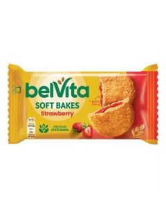 Sušenky "SOFT BAKES", s jahodovou náplní, 50 g, BELVITA 4048455