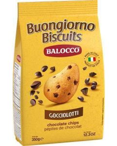 Sušenky "Gioccolotti“, s kousky čokolády, 350 g, BALOCCO 237526