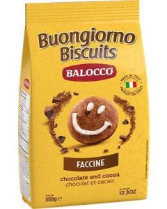 Sušenky "Faccine“, čokoláda-lískový ořech, 350 g, BALOCCO 237527