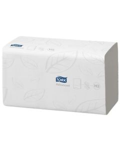 290163 Ručníky  "Advanced Z", bílé, papírové, skládané, systém H3, TORK