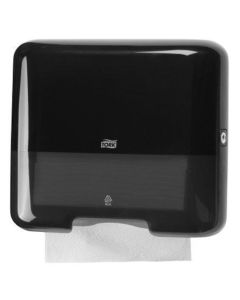 Zásobník na papírové ručníky "Dispenser Hand Towel Zigzag", černá, plastový, H3 systém, TORK